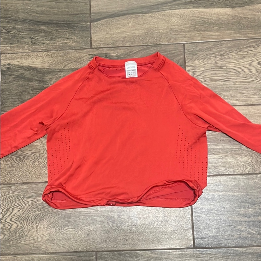 Gymshark Women's Red Top